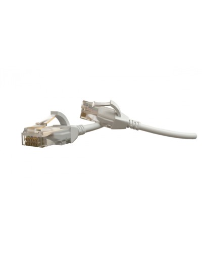 Патч-корд U/UTP Hyperline (PC-LPT-UTP-RJ45-RJ45-C6-3M-LSZH-WH) в Хабаровске Патчкорды (медные) Pintop.ru