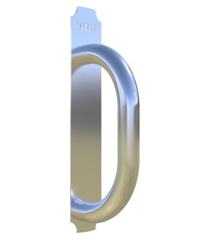 Дверная ручка наружная с декоративной накладкой Vizit PC-101-VIZIT в Хабаровске Аксессуары для многоабонентных систем Pintop.ru