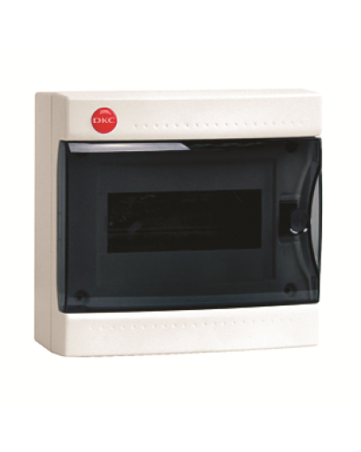 Щиток настенный с усиленным клеммным блоком, 8 модулей, IP41, цвет белый DKC 84708 в Хабаровске Боксы для автоматов Pintop.ru