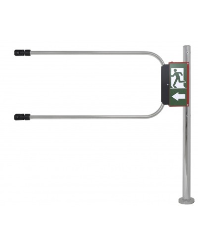 Smartec ST-GR010EC-CR - Калитка аварийного выхода с электромагнитом, хромированная, в комплекте стойка 1000 х D50 мм и створка 1000 х D25 мм. в Хабаровске Калитки Pintop.ru