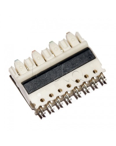 Модуль 110 типа 4-х парный Cabeus CB-4P в Хабаровске Кроссовое оборудование тип 110 Pintop.ru