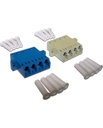 Адаптер оптический LC, OM4 корпус SC дуплекс, квадро LANMASTER LAN-4LC/S-AM-OM4 в Хабаровске Коннекторы Pintop.ru