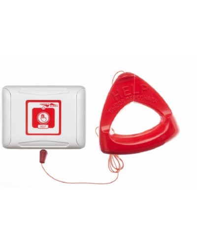 Влагозащищенная радиокнопка вызова со шнуром Hostcall MP-413W2 в Хабаровске Система оповещения и трансляции Hostcall Pintop.ru