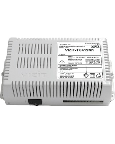 Блок управления терминала консьержа Vizit-TU412M1 в Хабаровске Блоки управления многоабонентные Pintop.ru