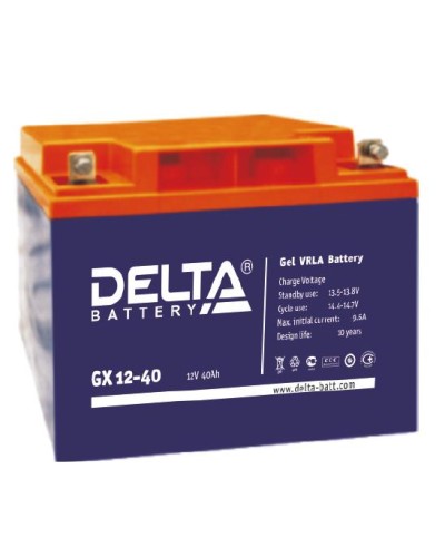 Аккумулятор свинцово-кислотный Delta GX 12-40 в Хабаровске Электротехническое оборудование Pintop.ru