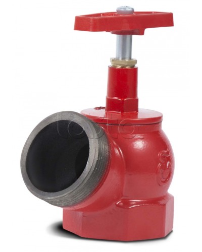 Угловой клапан пожарного крана ПОЖТЕХНИКА Клапан чугунный угловой пожарный ПК50 (вн/нар) в Хабаровске Обратные клапаны Pintop.ru