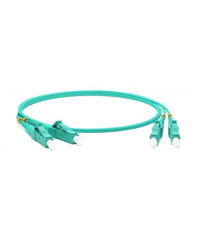 Патч-корд волоконно-оптический MM 50/125(OM3), LC-LC, duplex, LSZH, 1 м Hyperline FC-D2-503-LC/PR-LC/PR-H-1M-LSZH-AQ (FC-503-LC-LC-10G-1M) в Хабаровске Патч-корды оптические Pintop.ru