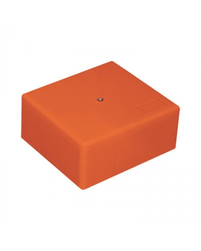 MB75 Коробка огн. E-110,о/п 75х75х40, с гладкими стенками,без галогена, заземление, IP41, 5P, (1,5-6мм2), цвет оранж в Хабаровске Распределительные коробки Pintop.ru