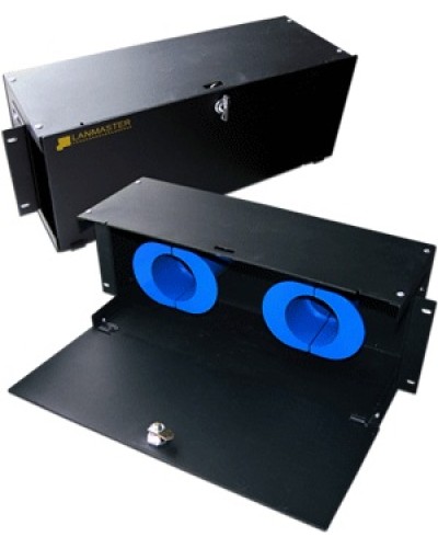 Органайзер для оптического кабеля 19, 4U LANMASTER LAN-ORG/FO-4U в Хабаровске Кабельные органайзеры Pintop.ru