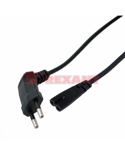 Шнур сетевой (угловая вилка) 2x0.75мм² 1.5М (10шт/уп) REXANT 11-1104 в Хабаровске Патч-корды и пигтейлы Pintop.ru