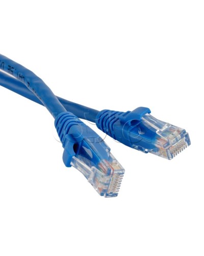Патч-корд RJ45-RJ45, 4 пары, UTP, кат.5е, LSZH (5м) Hyperline PC-LPM-UTP-RJ45-RJ45-C5e-5M-LSZH-BL в Хабаровске Патчкорды (медные) Pintop.ru