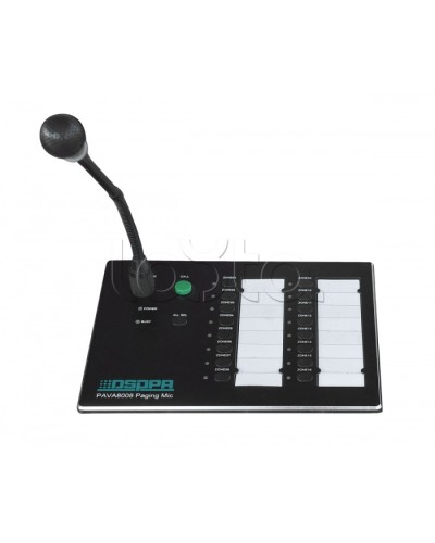Консоль микрофонная DSPPA PAVA-8008 в Хабаровске Система оповещения и трансляции Dsppa Pintop.ru