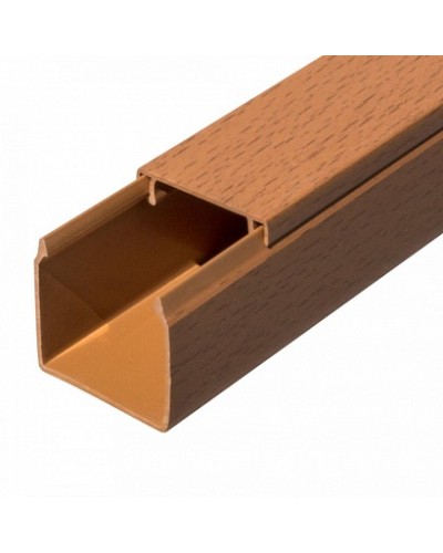 Кабель-канал бук 2-й замок 40х40 (60м/уп) Промрукав в Хабаровске Огнестойкие кабельные линии Pintop.ru