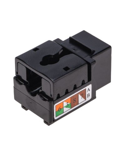 Модуль Keystone Jack RJ-45(8P8C), UTP неэкранированный, CAT 6, тип 90 градусов, черный REXANT PRO 02-0255 в Хабаровске Модули Keystone Pintop.ru