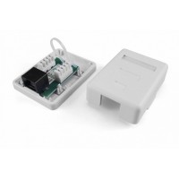 Розетка компьютерная RJ-45(8P8C) Hyperline SB1-1-8P8C-C5e-WH