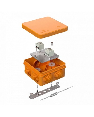 Коробка огнестойкая для о/п 40-0210-FR2.5-4-П Е15-Е120 с термопредохранителем 80х80х40 Промрукав в Хабаровске Огнестойкие кабельные линии Pintop.ru