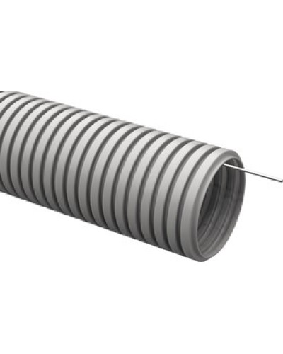 ELASTA Труба гофр. ПВХ d=25мм с зондом (10м) IEK (CTG20-25-K41-010I) в Хабаровске Труба гофрированная Pintop.ru