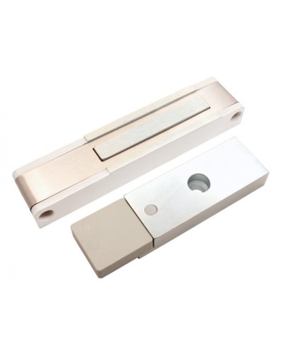 Электромагнитный замок с датчиком состояния двери ALeko ALM-150P (12В белый) в Хабаровске Электромагнитные замки Pintop.ru