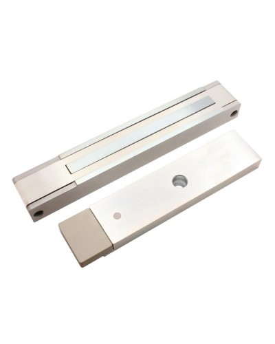 Электромагнитный замок с датчиком состояния двери ALeko ALM-300P (12В серый) в Хабаровске Электромагнитные замки Pintop.ru