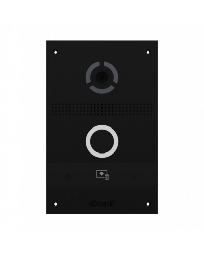 Панель вызывная индивидуальная BAS-IP AV-08FB BLACK в Хабаровске Вызывные видеопанели малоабонентные Pintop.ru