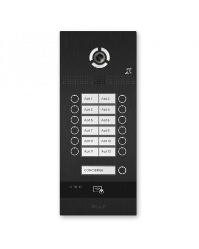 Вызывная панель BAS-IP BI-12FBI BLACK в Хабаровске Вызывные видеопанели малоабонентные Pintop.ru
