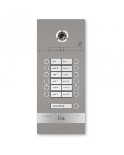 Вызывная панель BAS-IP BI-12FBI SILVER в Хабаровске Вызывные видеопанели малоабонентные Pintop.ru