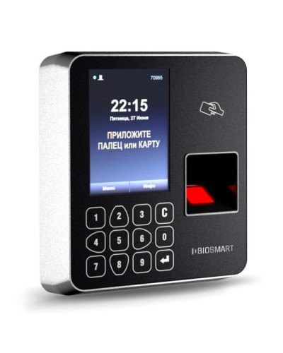 Терминал комбинированный биометрический BioSmart-WTC2-MF в Хабаровске Контроллеры Pintop.ru