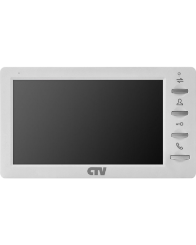 Монитор видеодомофона CTV-M1701 Plus (белый) в Хабаровске Абонентские IP устройства Pintop.ru