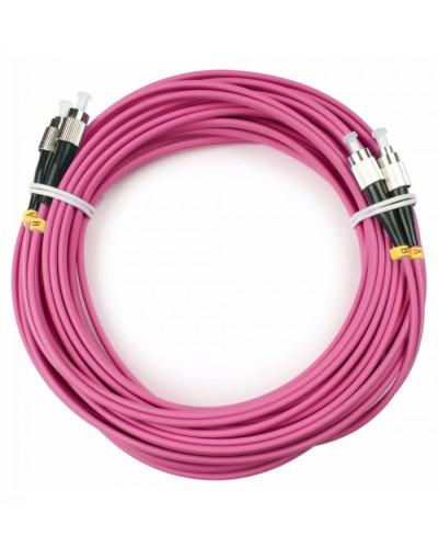 Шнур оптический duplex FC-FC 50/125 mm OM4 15м LSZH в Хабаровске Патч-корды оптические Pintop.ru