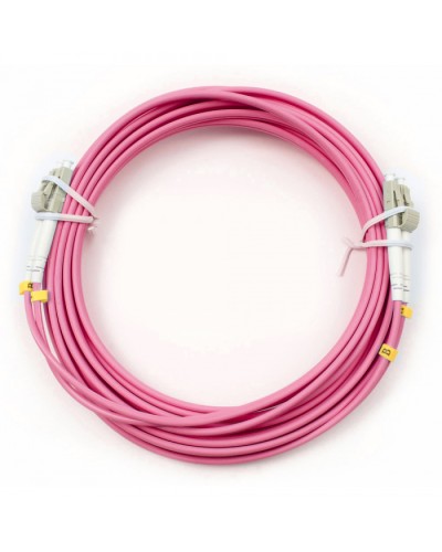 Шнур оптический duplex LC-LC 50/125 mm OM4 5м LSZH Cabeus FOP-50-OM4-LC-LC-5m в Хабаровске Патч-корды оптические Pintop.ru
