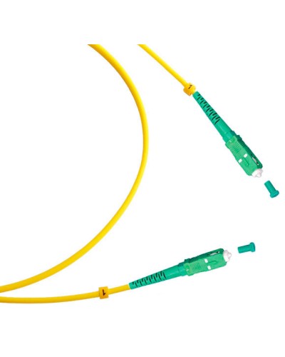 Шнур оптический simplex SC/APC-SC/APC 9/125 sm 20м LSZH Cabeus FOP(s)-9-SC/APC-SC/APC-20m в Хабаровске Патч-корды оптические Pintop.ru