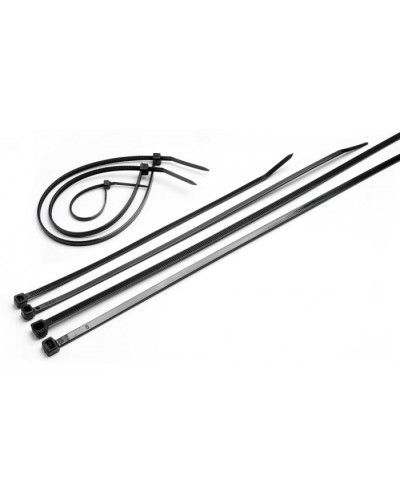 Стяжка нейлоновая неоткрывающаяся, безгалогенная (halogen free), 370x3.6мм, черная, outdoor (100 шт) Cabeus GTOUT-370 в Хабаровске Стяжки-хомуты Pintop.ru