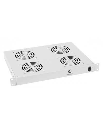 Панель вентиляционная с 4 вентиляторами Cabeus JG03 в Хабаровске Вентиляторные модули Pintop.ru