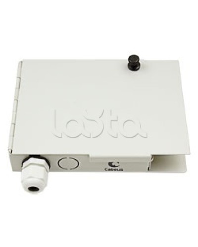 Бокс оптический настенный 19 на 4 SC/LC порта Cabeus JJT-4-SC в Хабаровске Кросс оптический Pintop.ru