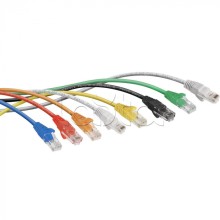 Патч-корд U/UTP, кат. 6, 2xRJ45/8p8c, неэкран, желтый, LSZH, 1м Cabeus PC-UTP-RJ45-Cat.6-1m-YL-LSZH