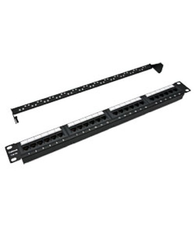 Патч-панель 19, 1U, 24xRJ45 Cabeus PL-24-Cat.5e-Dual IDC в Хабаровске Патч панель Pintop.ru