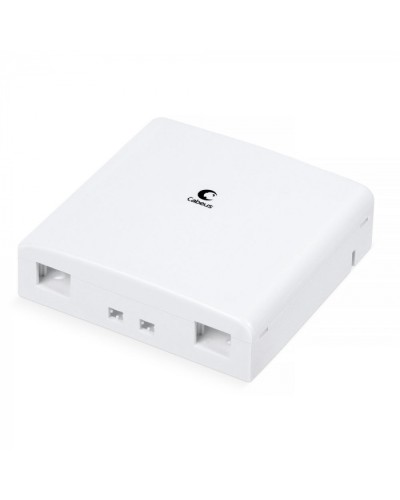 Корпус внешней оптической настенной розетки на 2 SC/LC Cabeus (OB-2SC/LC) в Хабаровске Кросс оптический Pintop.ru