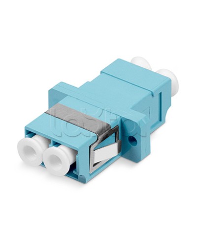 Проходной соединитель LC-LC duplex MM Cabeus (DLC-DLC-MM-OM3) в Хабаровске Проходные адаптеры и розетки оптические Pintop.ru