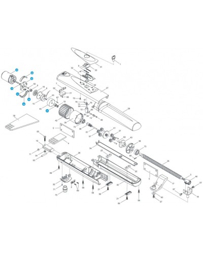 Крышка корпуса OPP001 Came 119RID417 в Хабаровске Запчасти для шлагбаумов и автоматики Pintop.ru