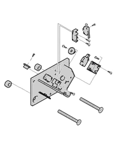 Механические упоры концевых положений G4040 G4041 в сборе Came 119RIG177 в Хабаровске Запчасти для шлагбаумов и автоматики Pintop.ru