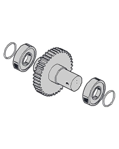 Вал выходной G4040 G4041 Came 119RIG181 в Хабаровске Запчасти для шлагбаумов и автоматики Pintop.ru