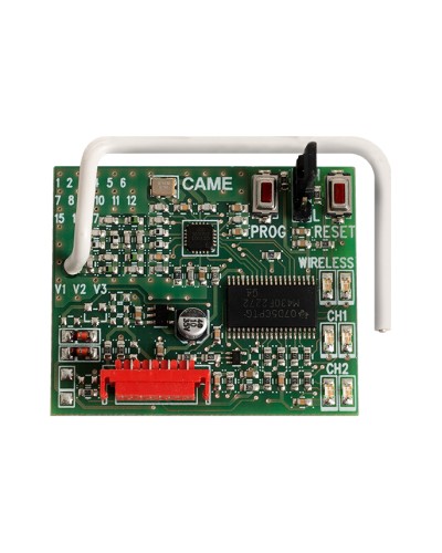 Встраиваемая плата радиоканала для беспроводных устройств системы RIO v2.0 Came RIOCN8WS в Хабаровске Устройства радиоуправления для шлагбаумов и автоматики Pintop.ru