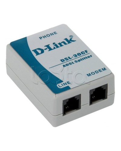 Сплиттер ADSL D-Link DSL-30CF/RS в Хабаровске Маршрутизаторы, Роутеры и Точки Доступа Pintop.ru