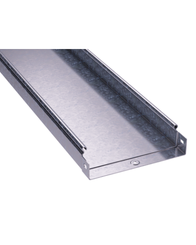 Лоток 400х50 L3000 толщ.1,5 мм, горячеоцинкованный DKC 3502615HDZ в Хабаровске Кабельные лотки Pintop.ru