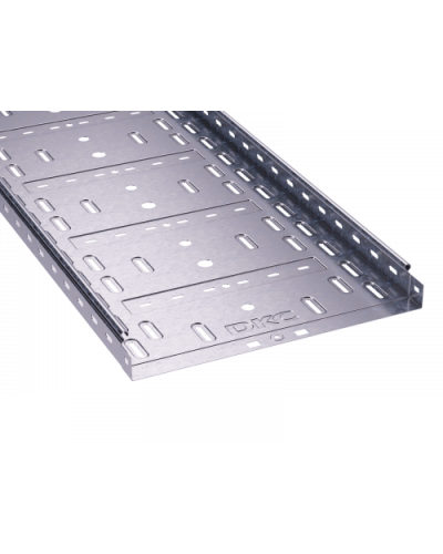 Лоток перфорированный 400х50 L3000, горячеоцинкованный DKC 35266HDZ в Хабаровске Кабельные лотки Pintop.ru