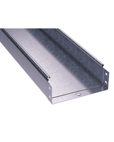 Лоток 300х80 L 3000 толщ. 1,0 мм, цинк-ламельный DKC (3506510ZL) в Хабаровске Кабельные лотки Pintop.ru