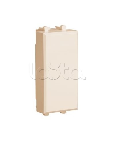 Заглушка Ванильная дымка Avanti модульная, 1 мод DKC 4405991 в Хабаровске Аксессуары для стоек и шкафов Pintop.ru