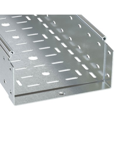 Лоток перфорированный 100х100 L3000 толщ.1,5 мм DKC 3534115 в Хабаровске Кабельные лотки Pintop.ru
