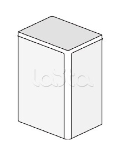 Заглушка белая (розница 4 шт в пакете, 20 пакетов в коробке) DKC (00580R) в Хабаровске Аксессуары для кабель-канала Pintop.ru