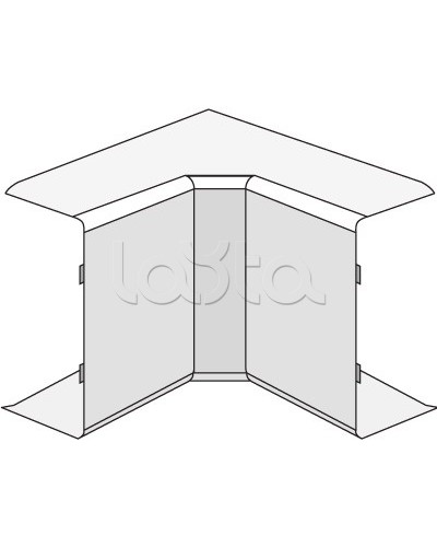 Угол внутренний AIM 50x20 DKC 00655 в Хабаровске Аксессуары для кабель-канала Pintop.ru
